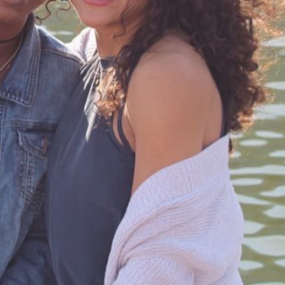 Dark blue tank top